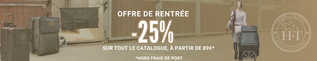 Offre spéciale rentrée : 25% de réduction dès 89€ d'achat (hors frais de port)